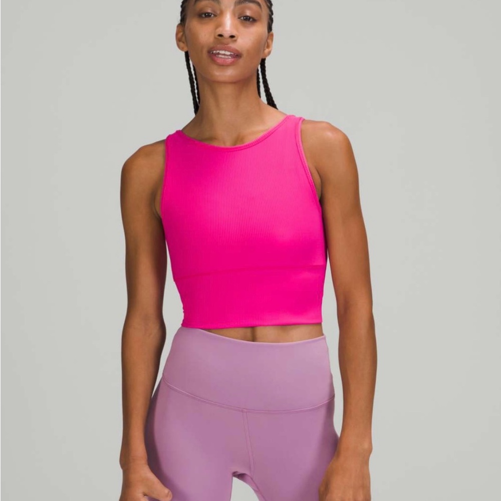 Vibrant Pink Crop Top